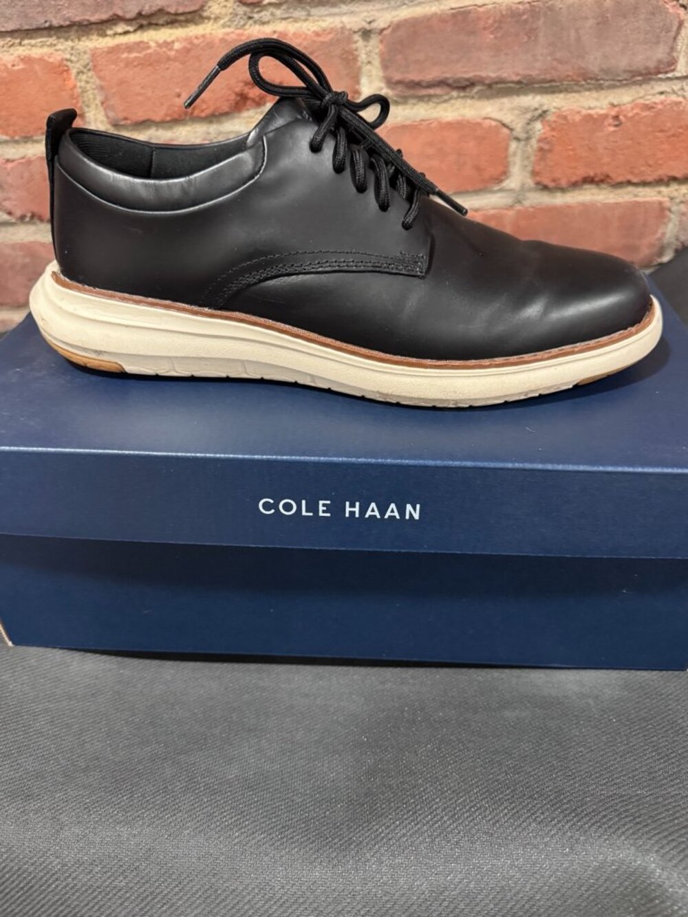 Cole Haan Grand Remix Oxford Shoes Men’s 8M Black/Ivory